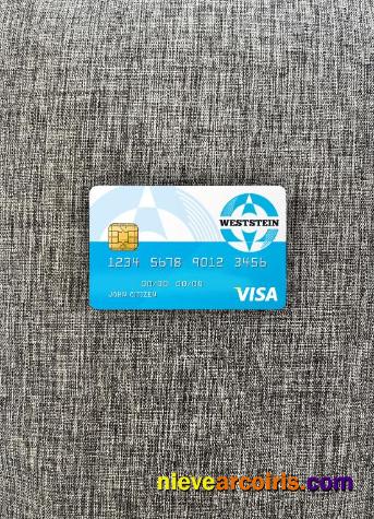United Kingdom Weststein bank visa card photolook